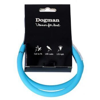 Dogman Blinkhalsband LED 20-65cm